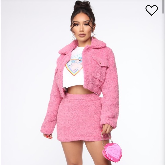 Fashion Nova Dresses & Skirts - Brand new Sherpa set still in packaging Fashion Nova Dresses & Skirts - Brand new Sherpa set still in packaging